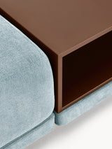 Terim Plus Köşe Koltuk Açık Mavi Dokuma Kumaş