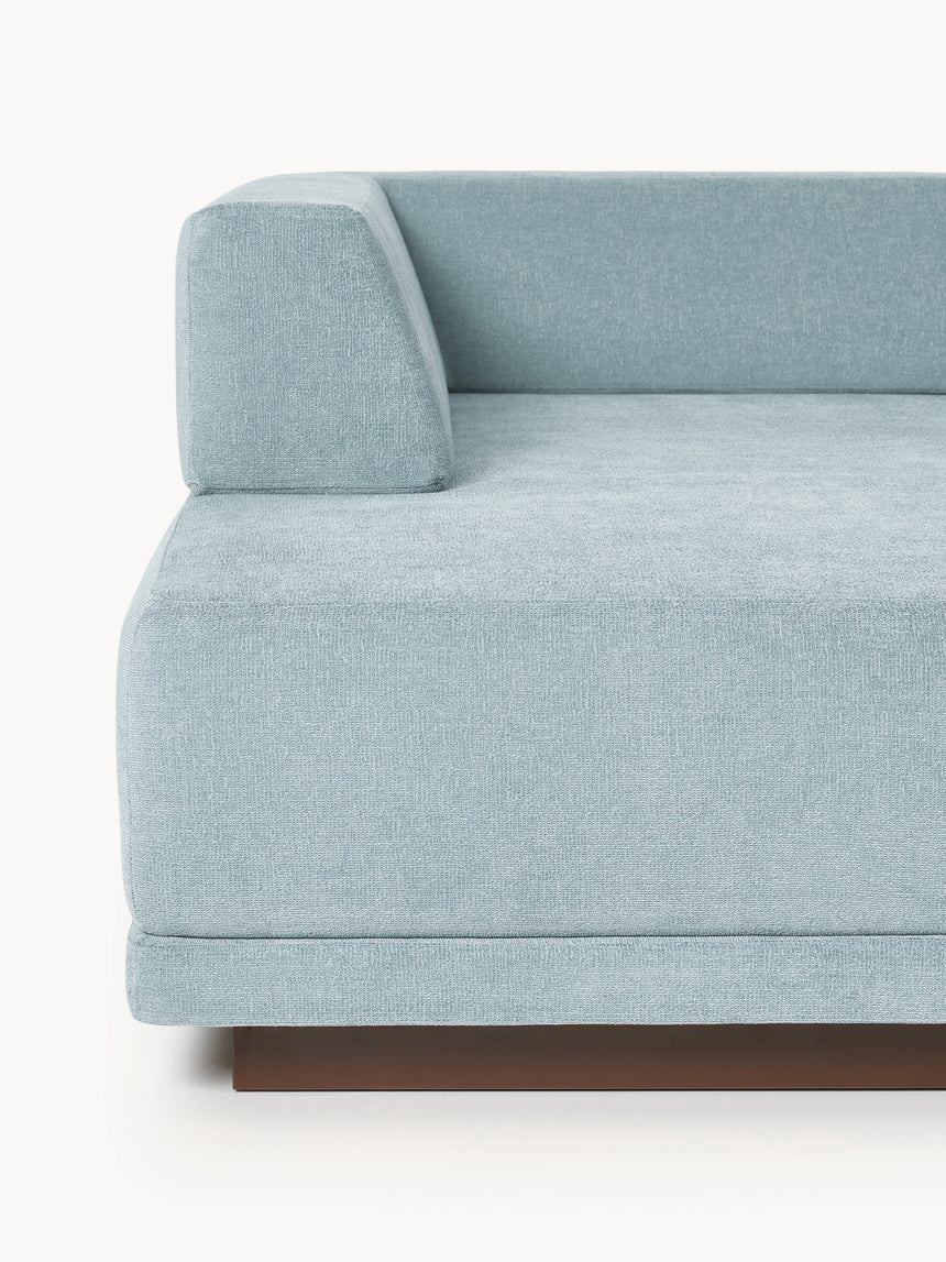 Terim Plus Köşe Koltuk Açık Mavi Dokuma Kumaş