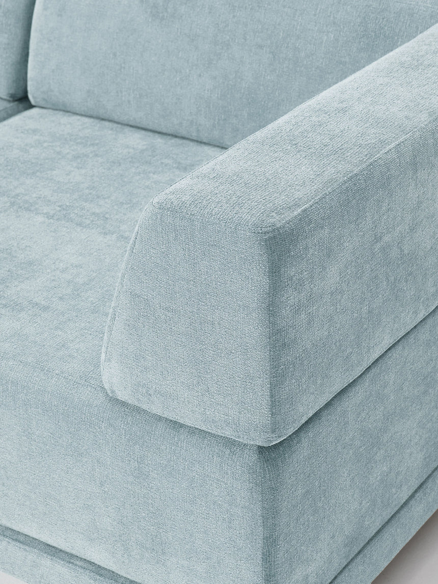 Terim Plus Köşe Koltuk Açık Mavi Dokuma Kumaş