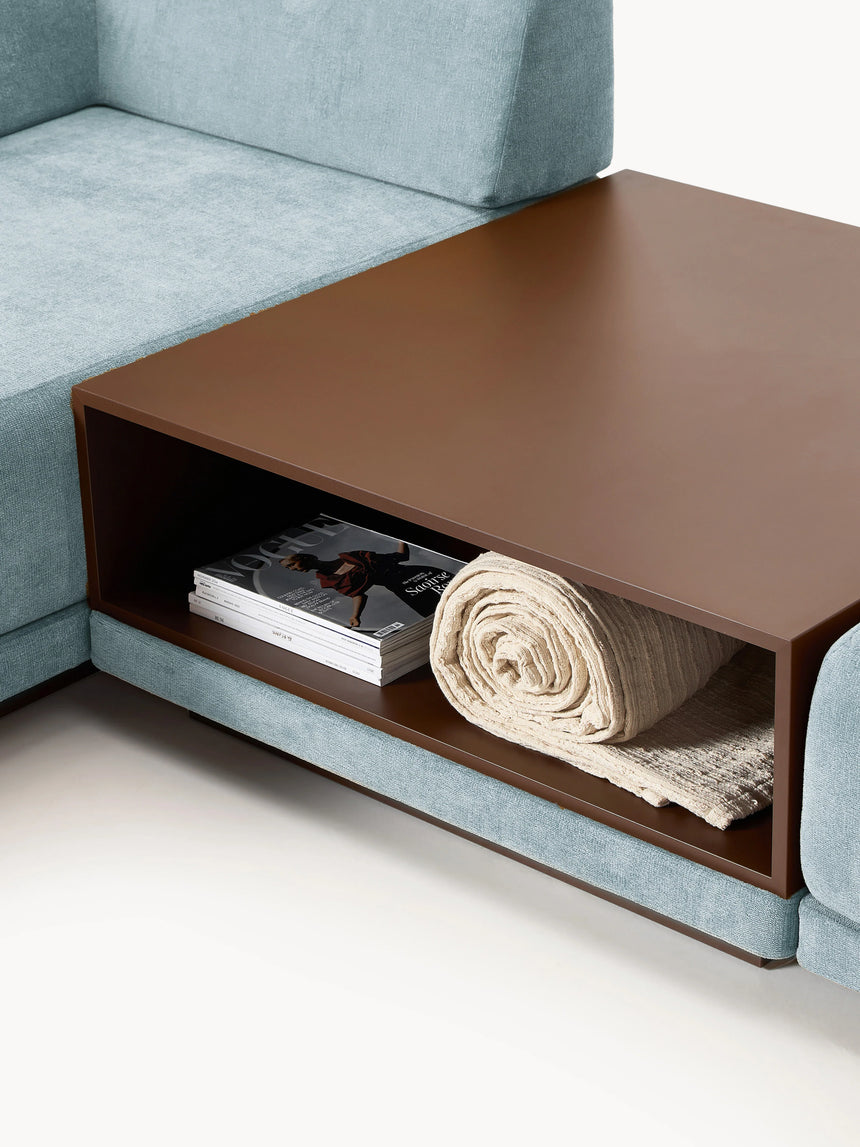 Terim Plus Köşe Koltuk Açık Mavi Dokuma Kumaş