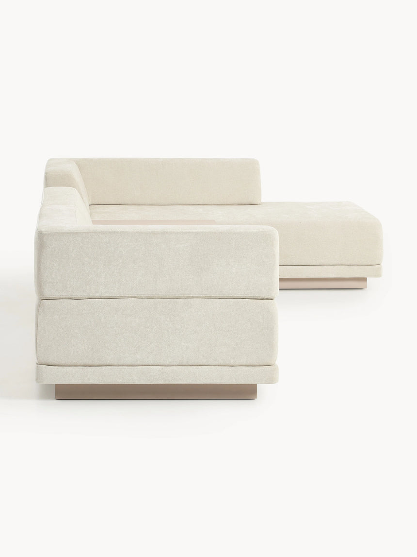 Terim Plus Köşe Koltuk Bej Dokuma Kumaş