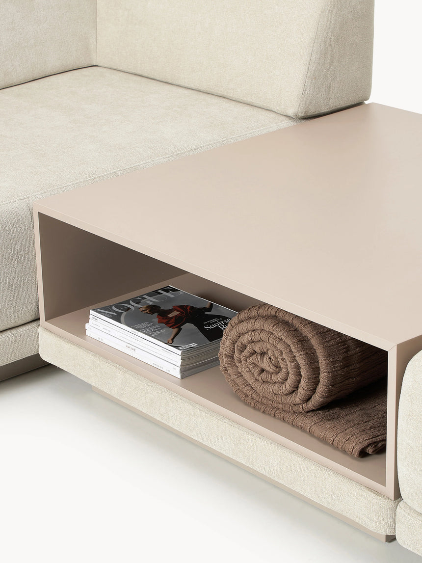 Terim Plus Köşe Koltuk Bej Dokuma Kumaş