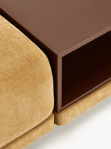 Terim Plus Köşe Koltuk Hardal Sarısı Dokuma Kumaş