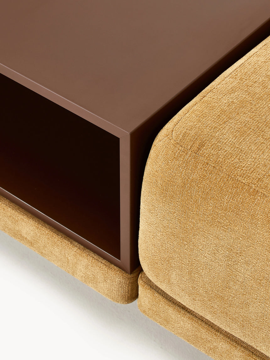 Terim Plus Köşe Koltuk Hardal Sarısı Dokuma Kumaş