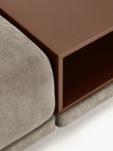 Terim Plus Köşe Koltuk Kahve Dokuma Kumaş