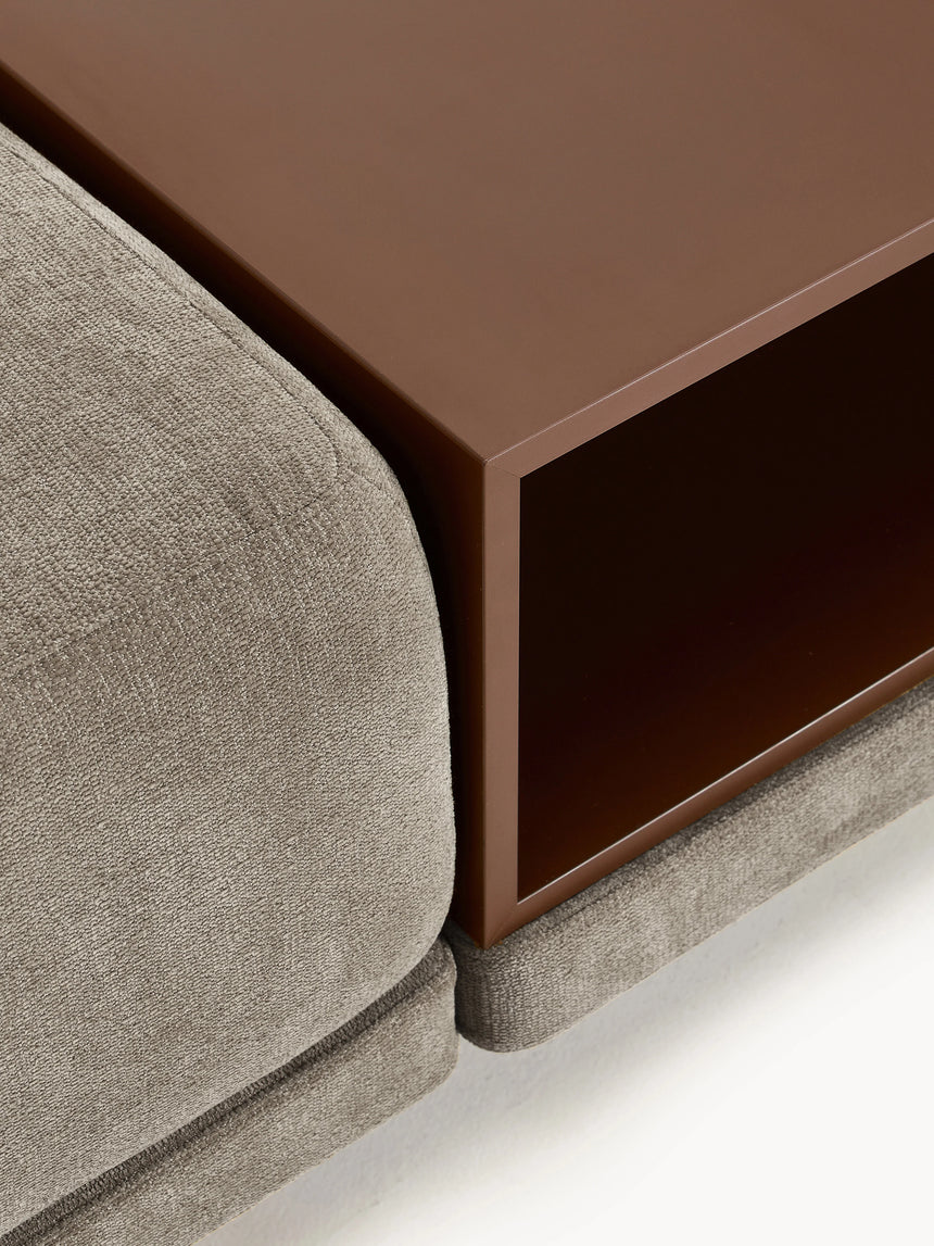 Terim Plus Köşe Koltuk Kahve Dokuma Kumaş