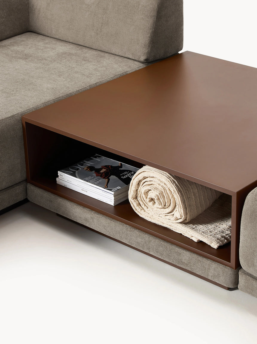 Terim Plus Köşe Koltuk Kahve Dokuma Kumaş