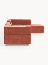 Terim Plus Köşe Koltuk Kırmızı Dokuma Kumaş