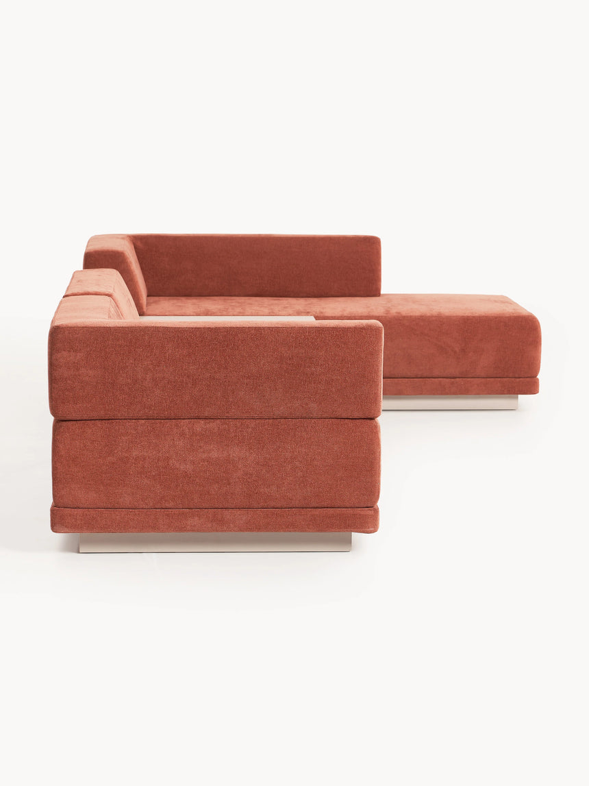 Terim Plus Köşe Koltuk Kırmızı Dokuma Kumaş