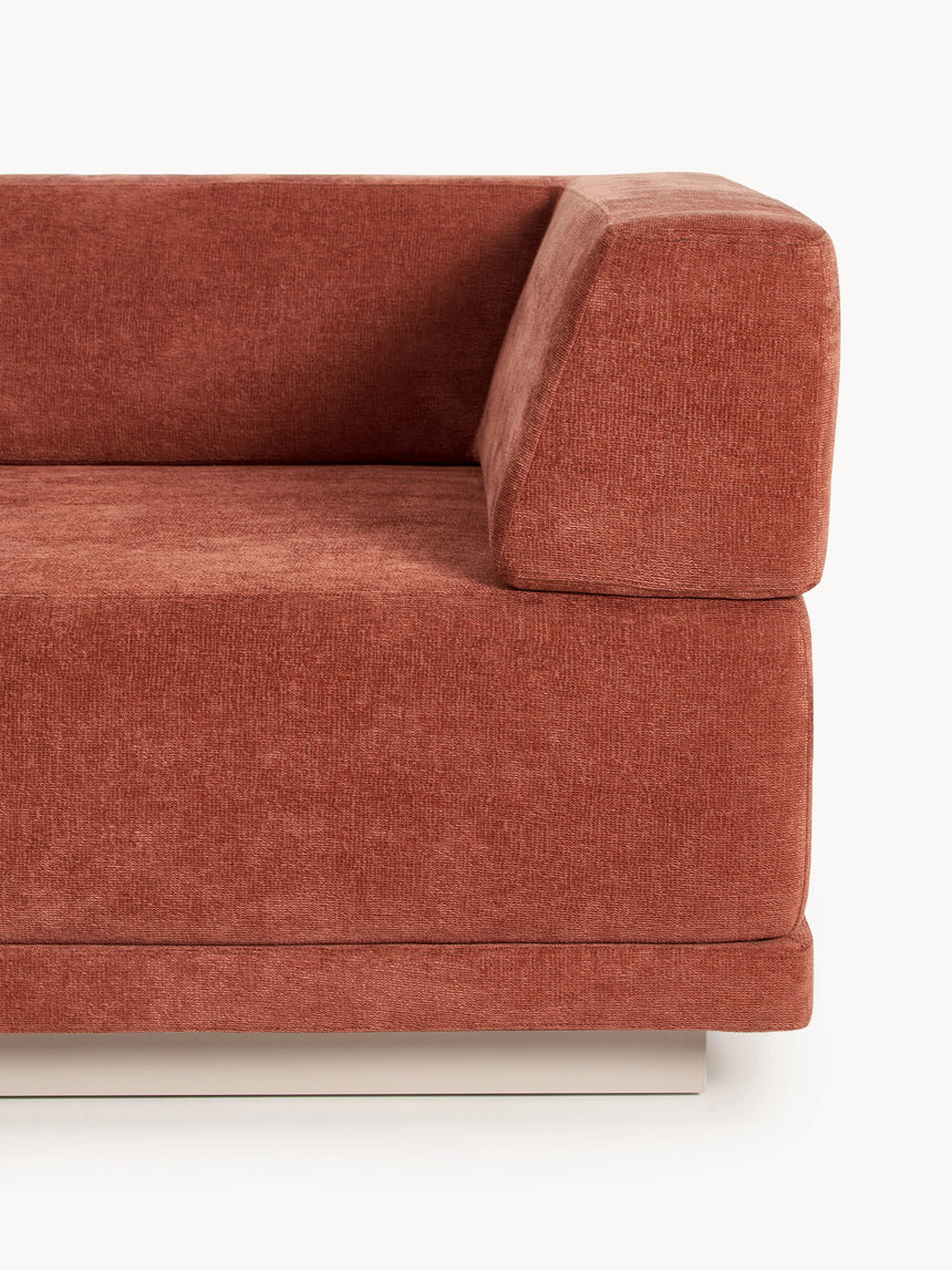 Terim Plus Köşe Koltuk Kırmızı Dokuma Kumaş