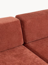 Terim Plus Köşe Koltuk Kırmızı Dokuma Kumaş