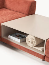 Terim Plus Köşe Koltuk Kırmızı Dokuma Kumaş