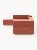 Terim Plus Köşe Koltuk Kırmızı Dokuma Kumaş