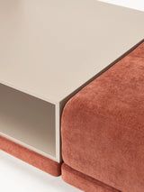 Terim Plus Köşe Koltuk Kırmızı Dokuma Kumaş