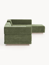 Terim Plus Köşe Koltuk Yeşil Dokuma Kumaş