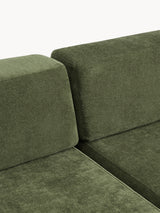 Terim Plus Köşe Koltuk Yeşil Dokuma Kumaş