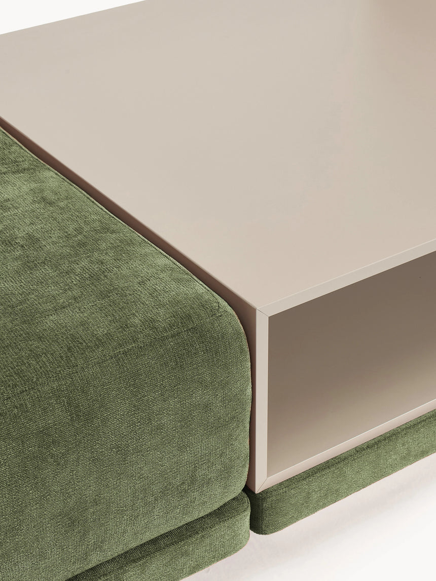 Terim Plus Köşe Koltuk Yeşil Dokuma Kumaş