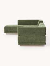 Terim Plus Köşe Koltuk Yeşil Dokuma Kumaş