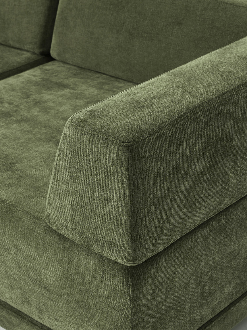 Terim Plus Köşe Koltuk Yeşil Dokuma Kumaş