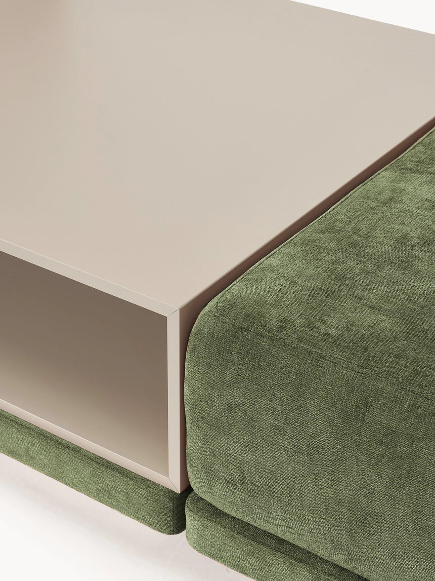 Terim Plus Köşe Koltuk Yeşil Dokuma Kumaş