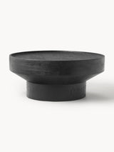 Torku Ahşap Yuvarlak Orta Sehpa Siyah