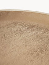 Torku Ahşap Yuvarlak Yan Sehpa Natürel