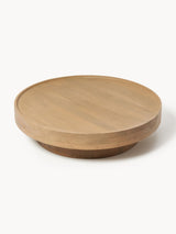 Torku Plus Ahşap Yuvarlak Orta Sehpa Natürel