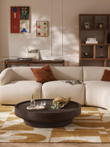 Torku Plus Ahşap Yuvarlak Orta Sehpa Venge