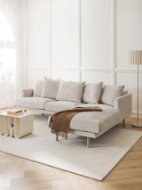 Trilye Köşe Koltuk Açık Bej