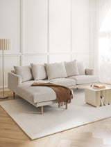 Trilye Köşe Koltuk Açık Bej