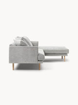 Trilye Köşe Koltuk Açık Gri