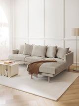 Trilye Köşe Koltuk Bej