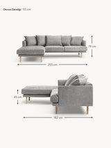 Trilye Köşe Koltuk Koyu Gri