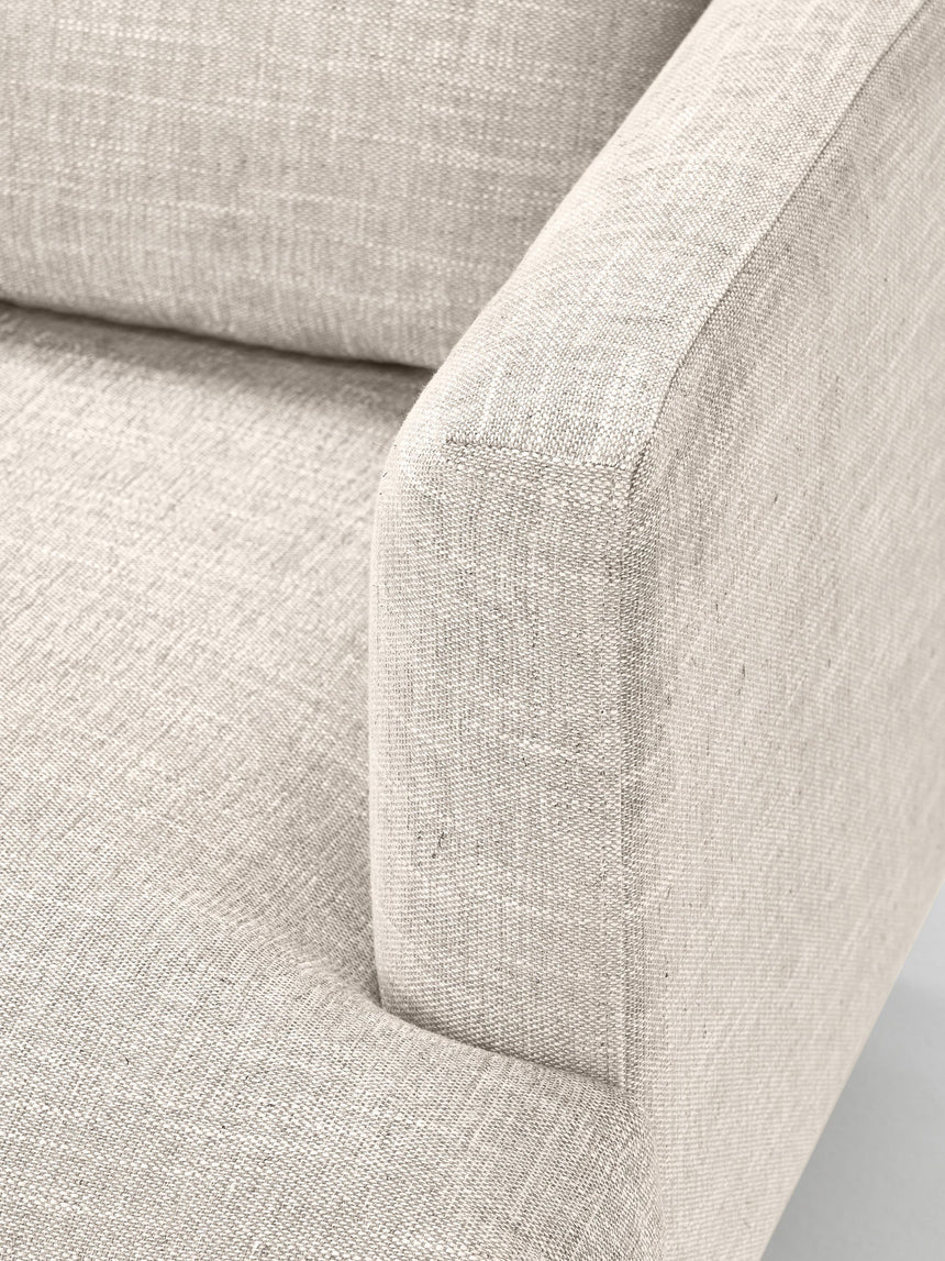 Trilye Tekli Koltuk Açık Bej