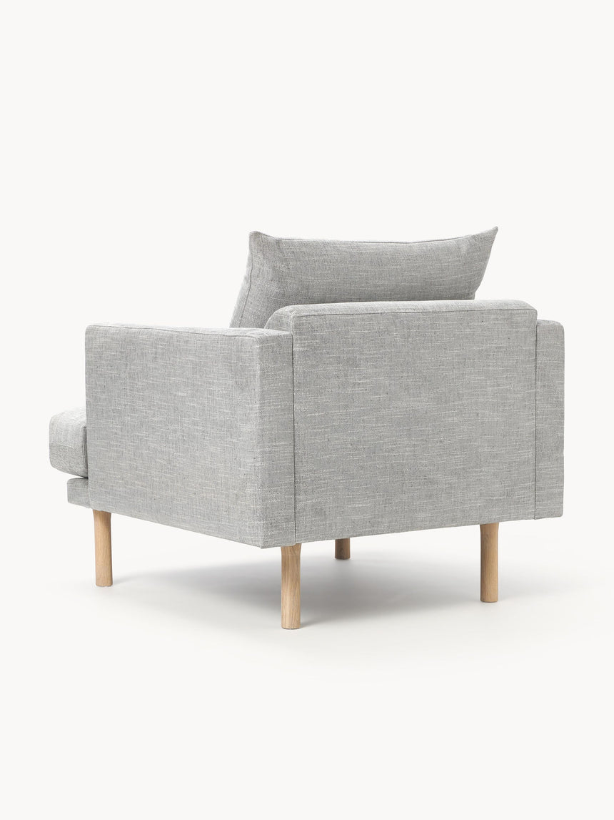 Trilye Tekli Koltuk Açık Gri