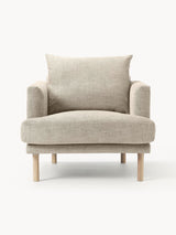 Trilye Tekli Koltuk Bej