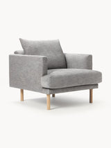 Trilye Tekli Koltuk Koyu Gri