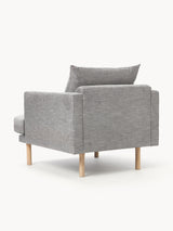 Trilye Tekli Koltuk Koyu Gri