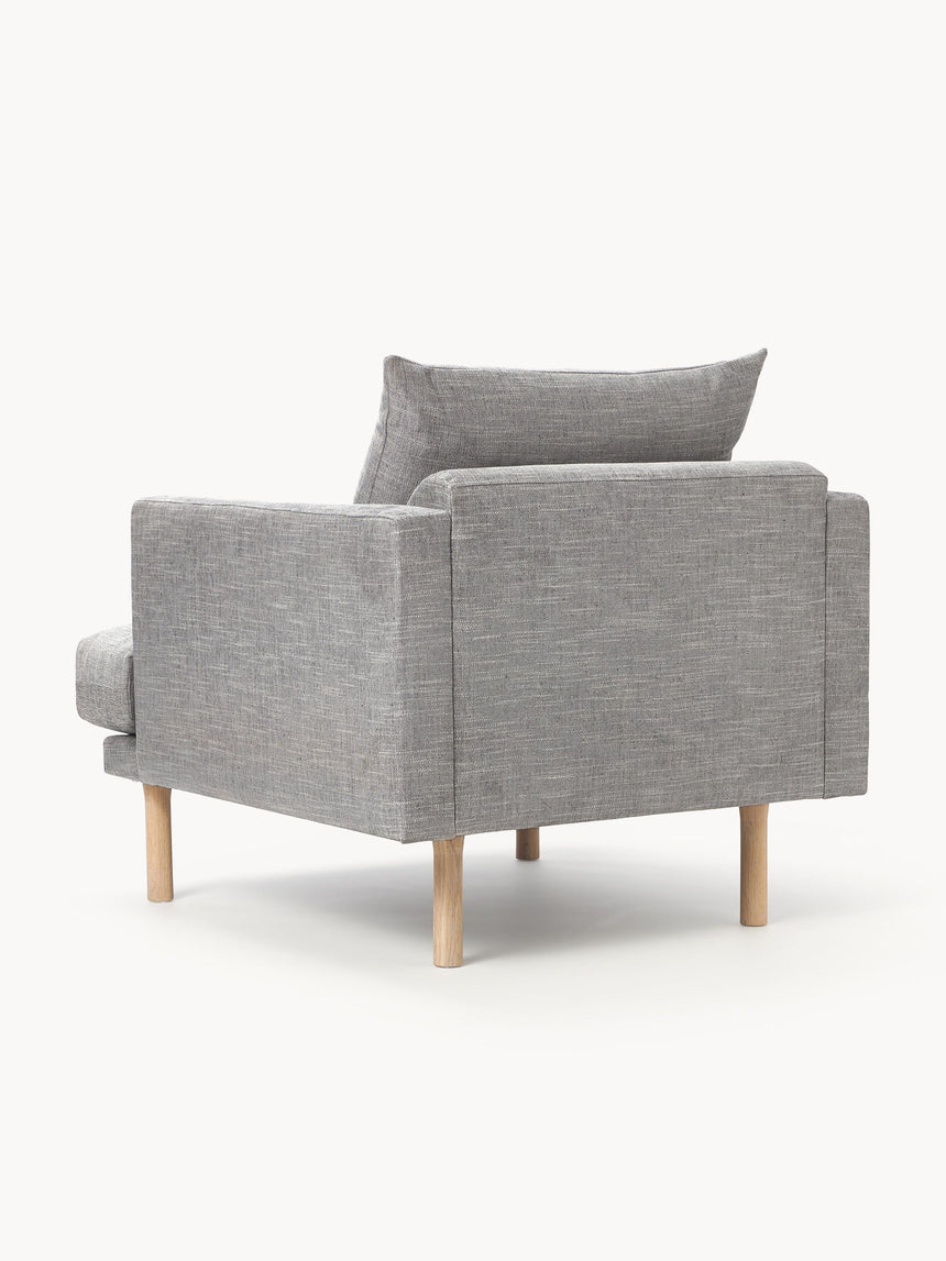 Trilye Tekli Koltuk Koyu Gri