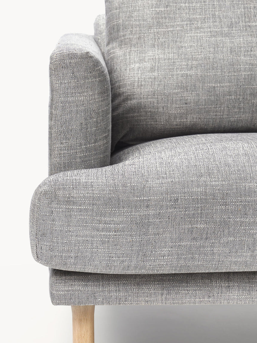 Trilye Tekli Koltuk Koyu Gri