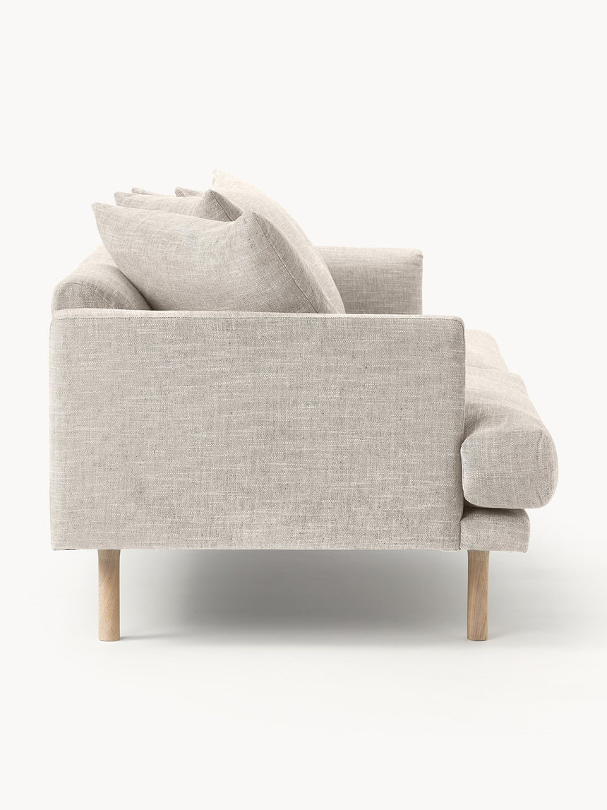 Trilye Üçlü Koltuk Açık Bej