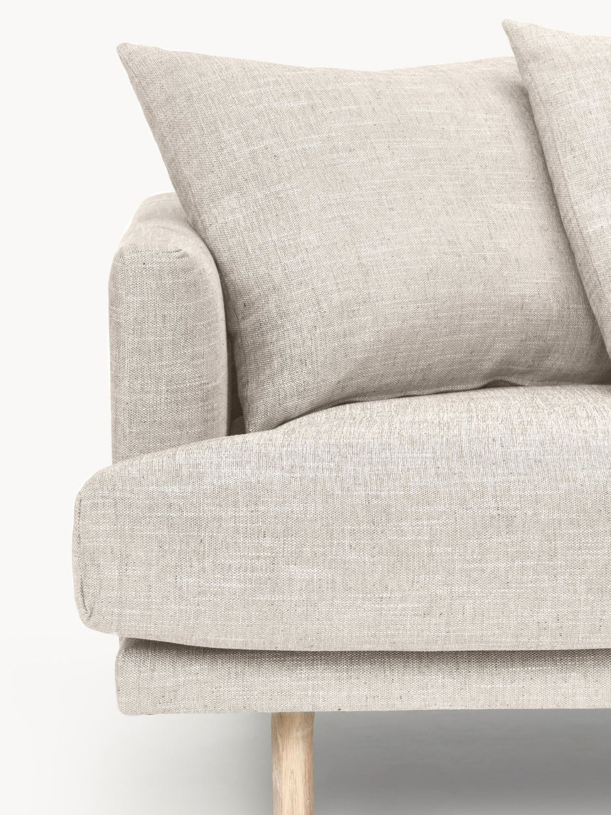 Trilye Üçlü Koltuk Açık Bej