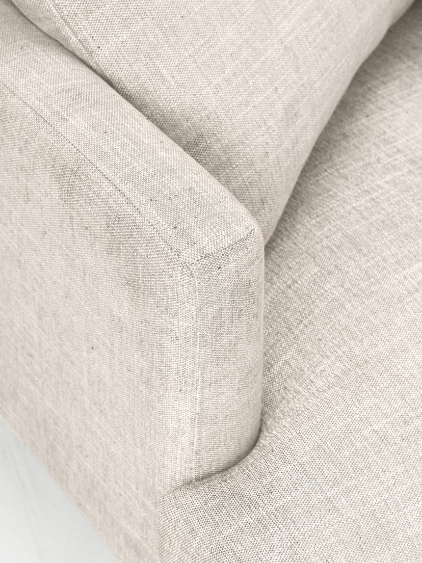 Trilye Üçlü Koltuk Açık Bej