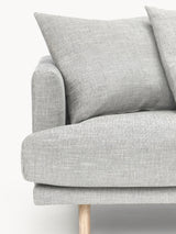 Trilye Üçlü Koltuk Açık Gri