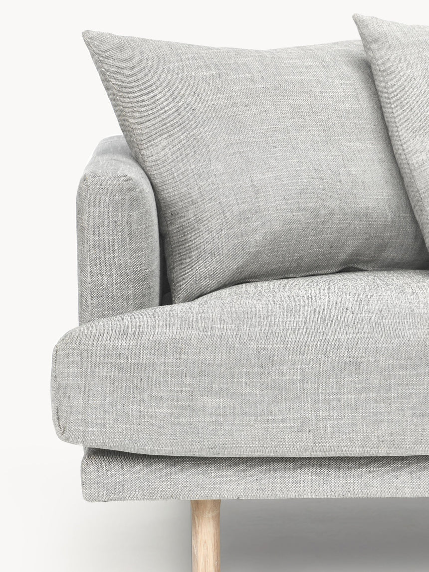 Trilye Üçlü Koltuk Açık Gri