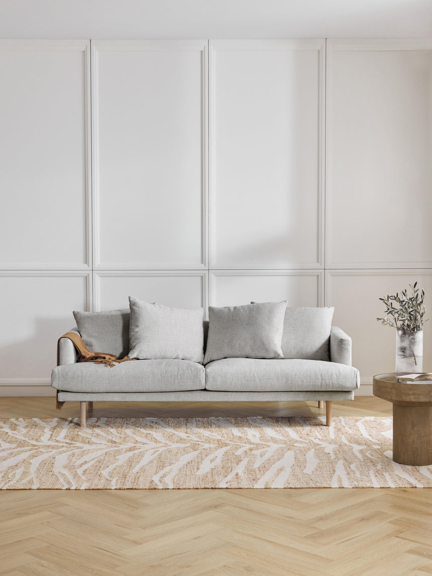 Trilye Üçlü Koltuk Açık Gri