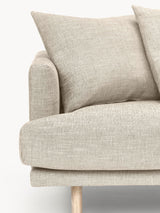 Trilye Üçlü Koltuk Bej