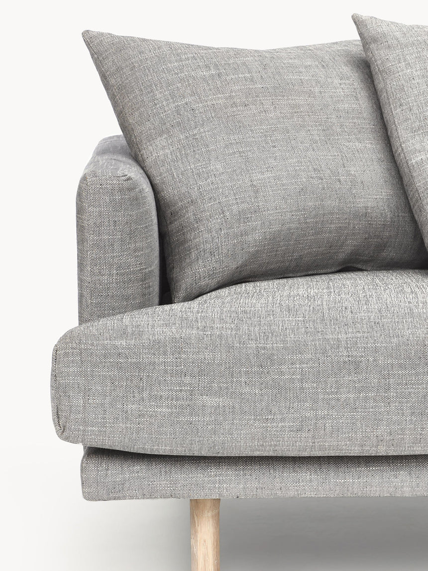 Trilye Üçlü Koltuk Koyu Gri