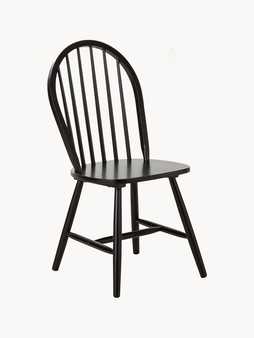 Vilma Ahşap Sandalye Siyah