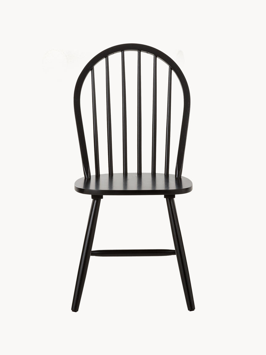 Vilma Ahşap Sandalye Siyah